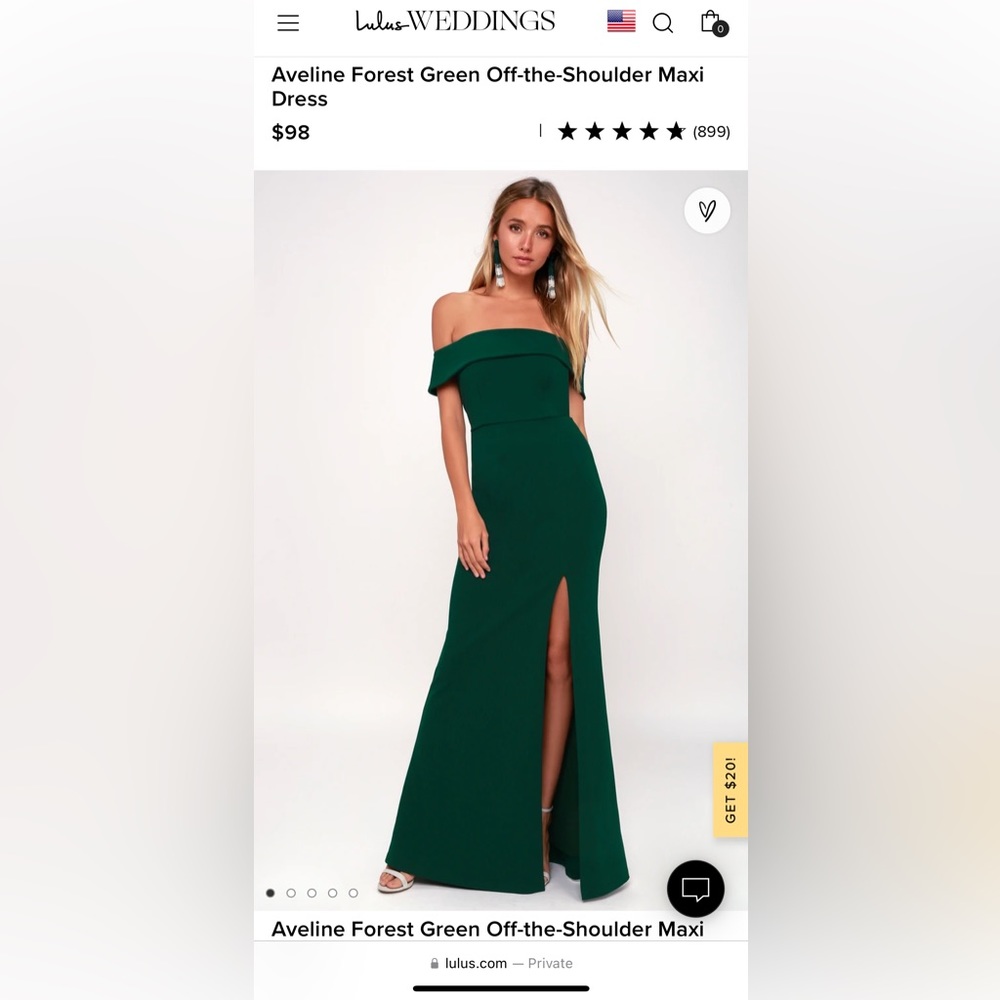 Lulus bridesmaids dress